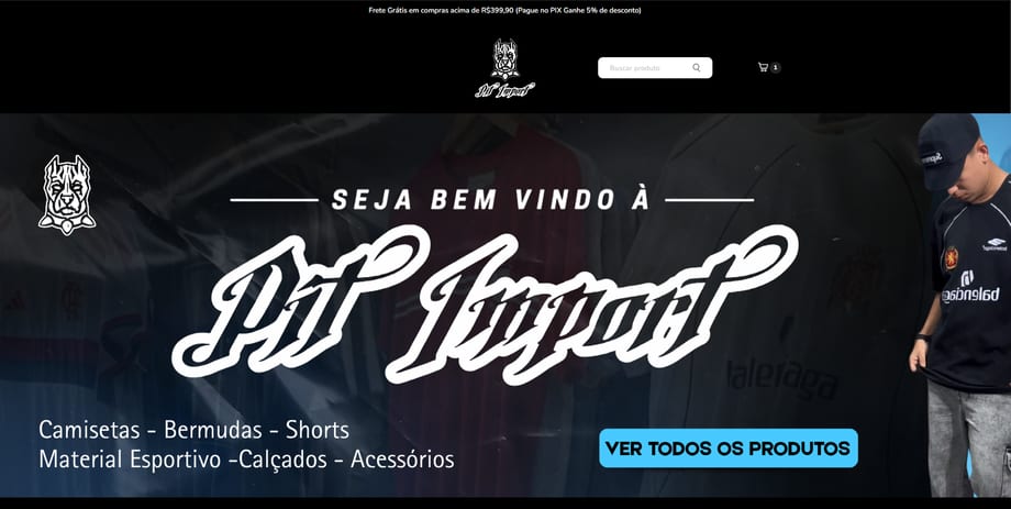 Prévia da Loja Oficial Pit Import